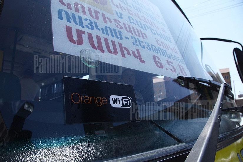 Մեկնարկեց Երևանի քաղաքապետարանի և Orange Armenia ընկերության համատեղ հասարակական տրանսպորտում Wi-Fi անլար ինտերնետ կապ ապահովելու պիլոտային ծրագիրը