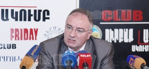 Press conference of the chairman of the Armenian parliamentary committee on defense, internal force and national security issues Hrayr Karapetyan