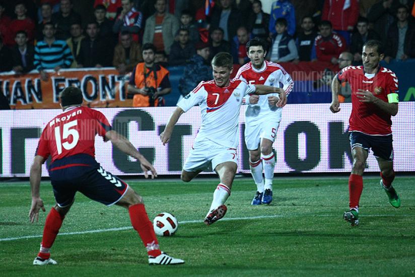 Armenia-Russia EURO 2012 qualifier match 