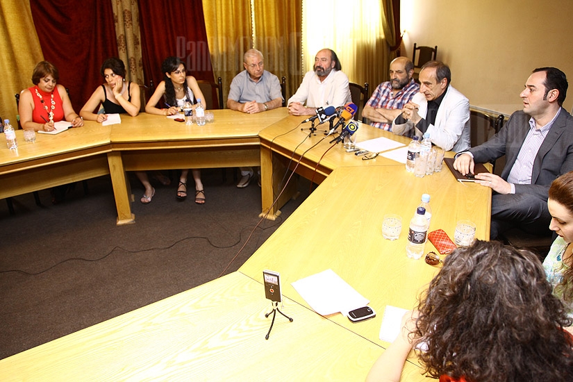 First press conference of Armenian National Film Academy