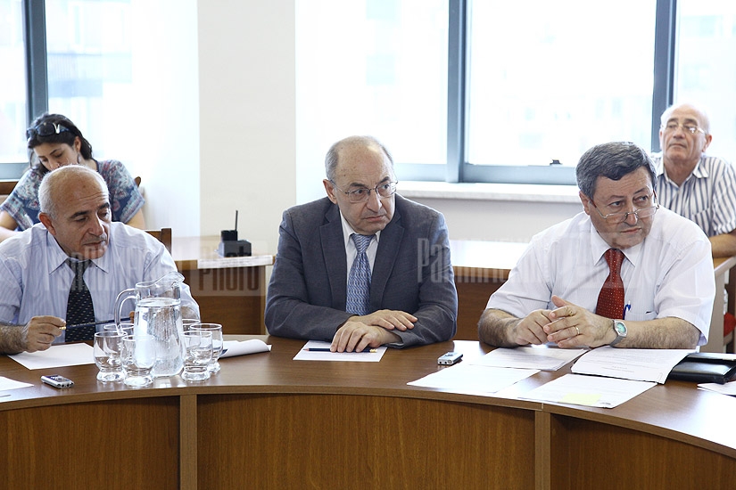 Заседание подкомитета по вопросам промышленности комитета по финансово-экономическим и бюджетным вопросам Общественного совета Армении