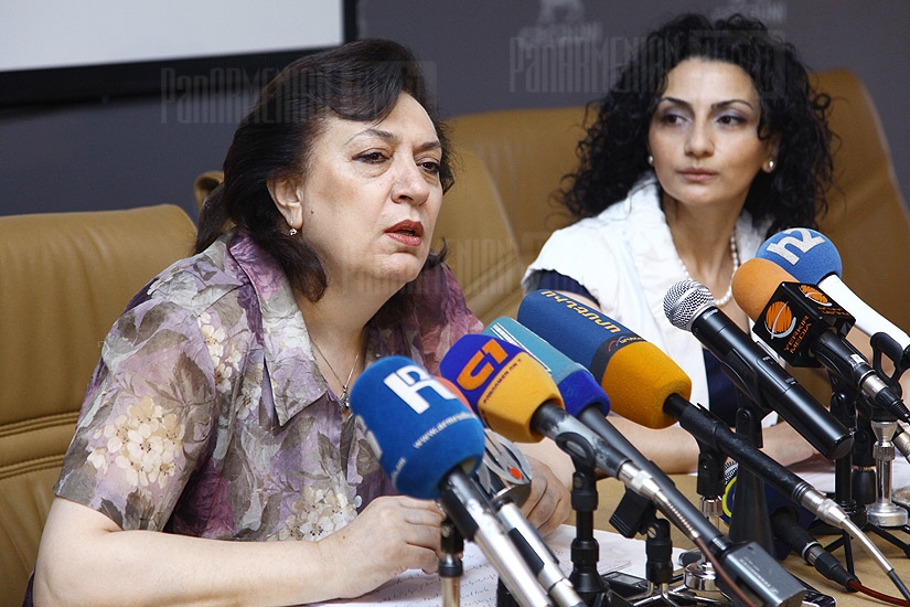 Press conference of RA Diaspora Minister Hranush Hakobyan
