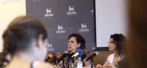 Press conference of RA Diaspora Minister Hranush Hakobyan