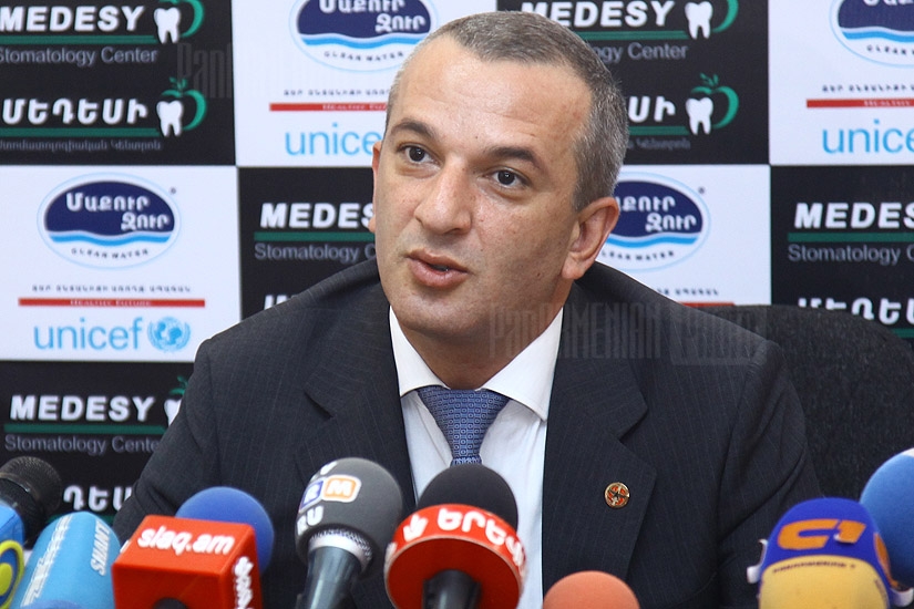 Press conference of RA Deputy Minister of Sport and Youth Affairs Arsen Karamyan