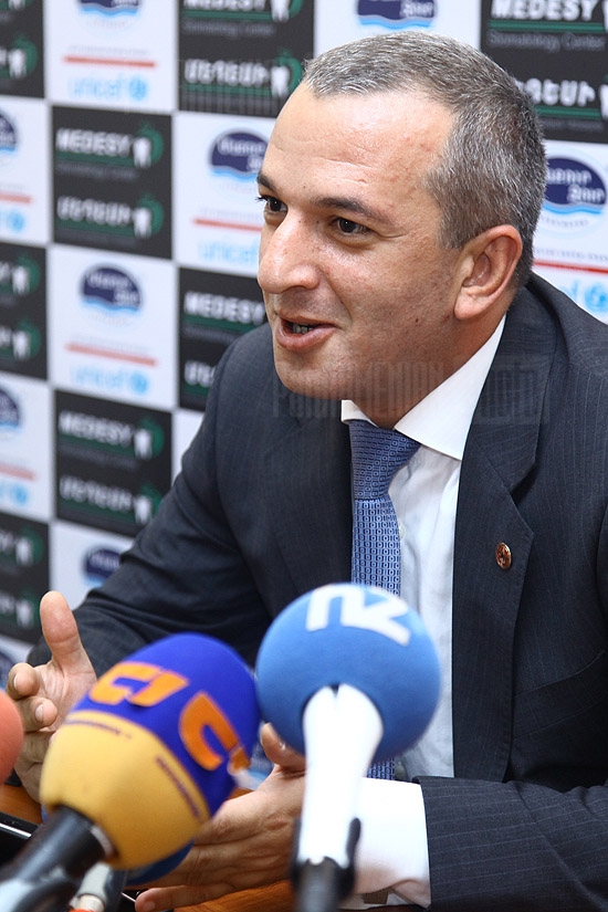 Пресс-конференция заместителя министра спорта и по делам молодежи Арсена Карамяна