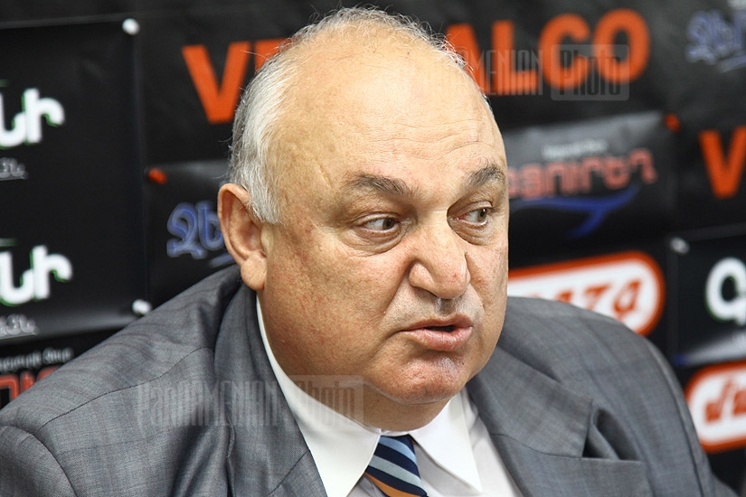 Press conference of YSU rector Aram Simonyan