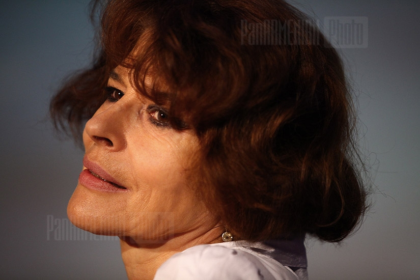 Пресс-конференция французской актрисы Фанни Ардан в Ереване