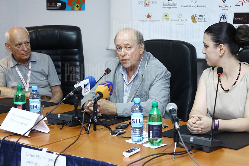 Press conference of Polish director Wojciech Marczewski within the frameworks of Golden Apricot 8th Film Festival