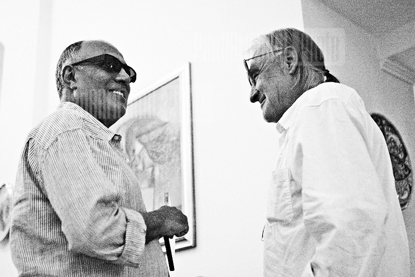Directors Abbas Kiarostami and Bela Tarr