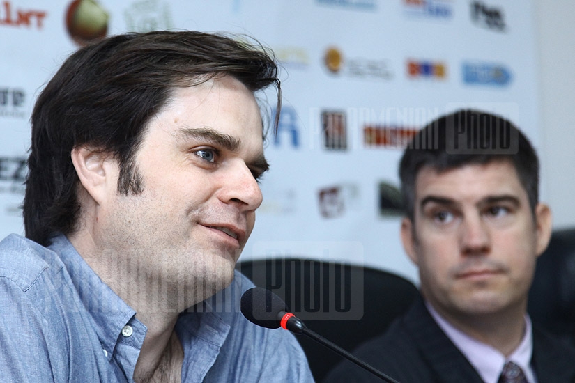 Press conference of director Braden King within the frameworks of Golden Apricot 8th Film Festival 