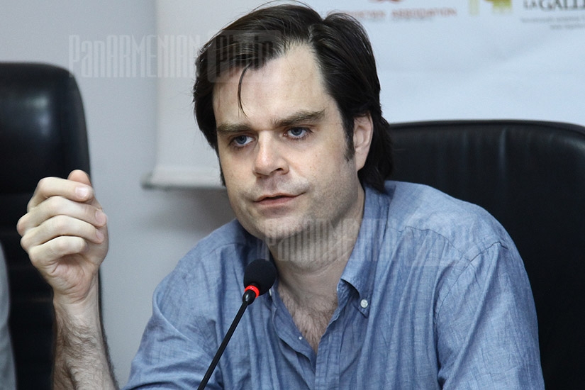 Press conference of director Braden King within the frameworks of Golden Apricot 8th Film Festival 