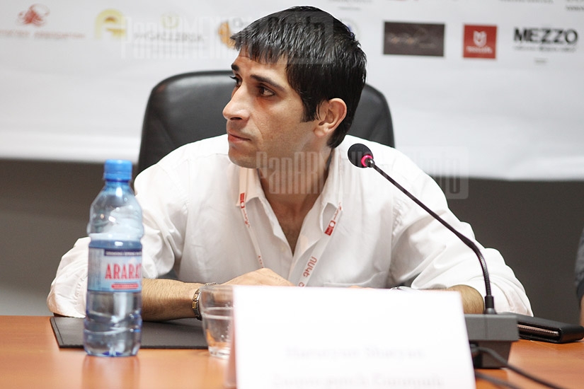 Press conference of Vahan Khachatryan, Vardan Danielyan and Harutyun Shatyan within the frameworks of Golden Apricot 8th Film Festival 