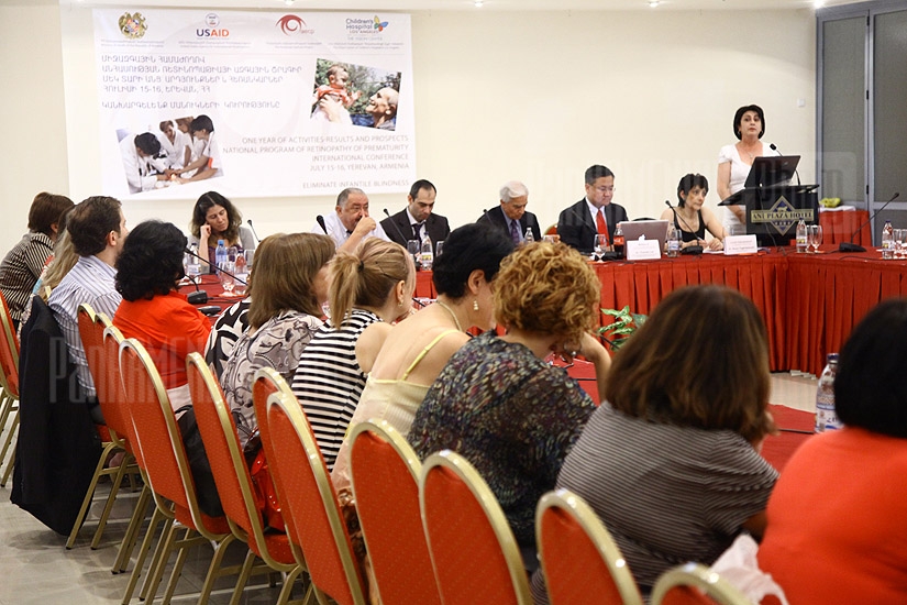 В Ереване прошел международный форум «Национальная программа ретинопатии недоношенных. Год спустя. Итоги и перспективы»