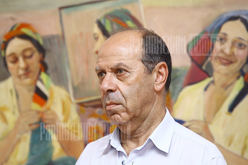 Председатель Союза художников Армении Карен Агамян