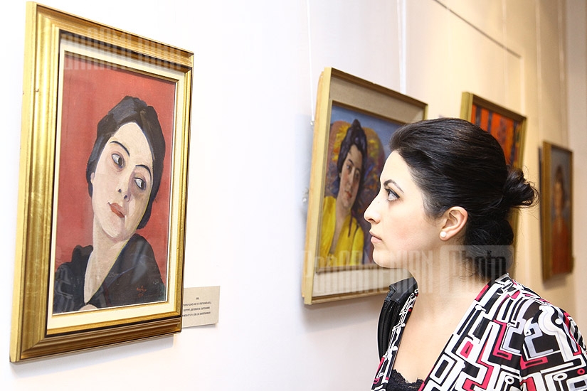 Exhibition of women portraits takes place at museum of Martiros Saryan 