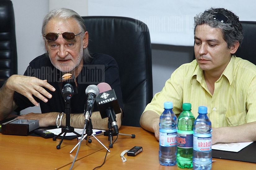 Press conference of director Bela Tarr within the frameworks of Golden Apricot 8th Film Festival
