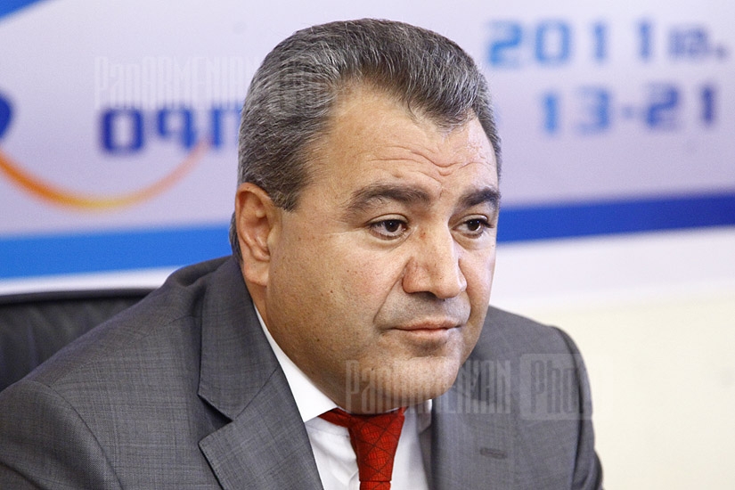 Press conference of pan-Armenian games world committee chairman Ishkhan Zakaryan