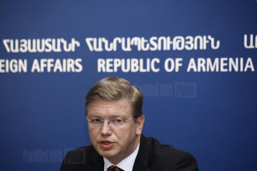 Stefan Fule at RA Ministry of Foreign Affairs