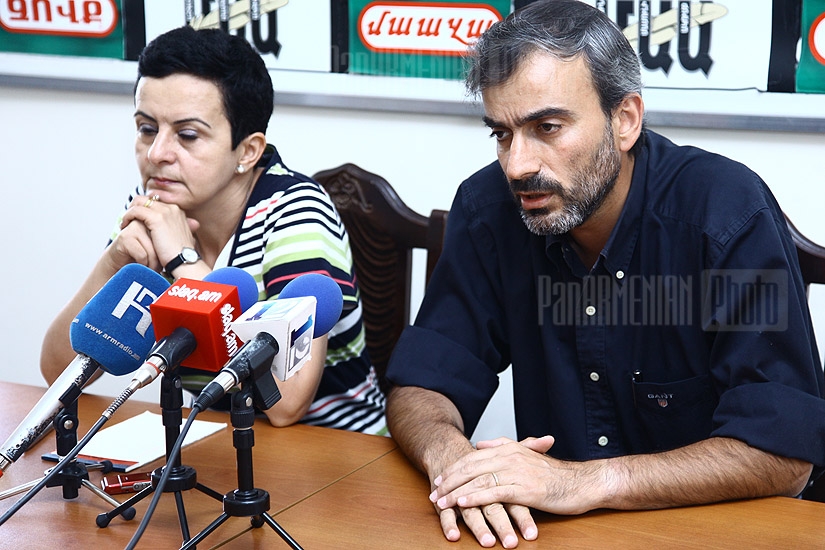 Press conference of Sardarapat movement representative Zhirayr Sefilyan