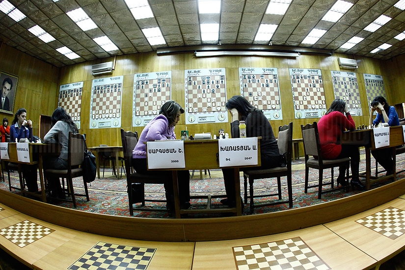 Armenian women chess tournament