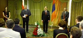 President of Poland Bronislaw Komorowski awards figures who contributed to strengthening of Armenian-Polish relations 