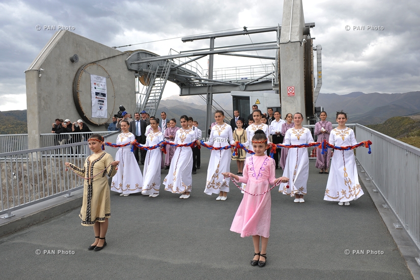 В Армении открылась канатная дорога «Крылья Татева» 