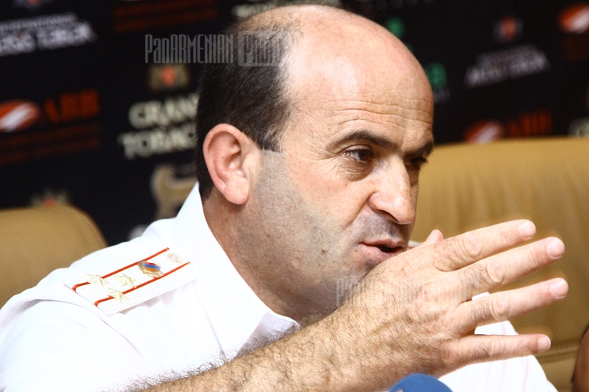 Press conference of the head of RA Road Traffic Police Norik Sargsyan