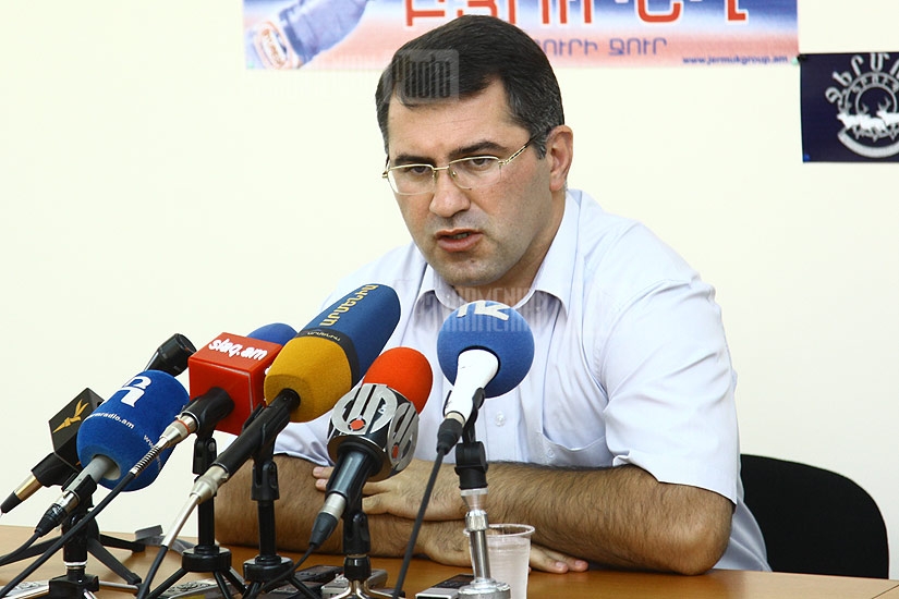 Press conference of Heritage party MP Armen Martirosyan