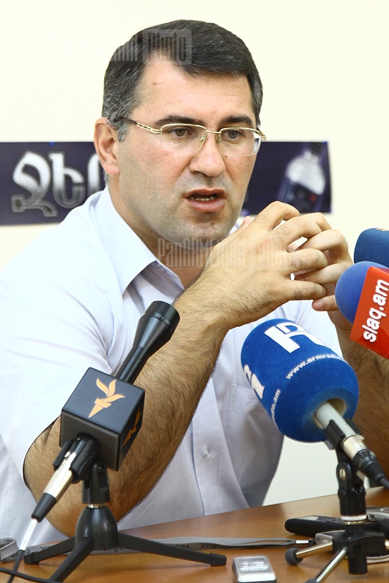 Press conference of Heritage party MP Armen Martirosyan