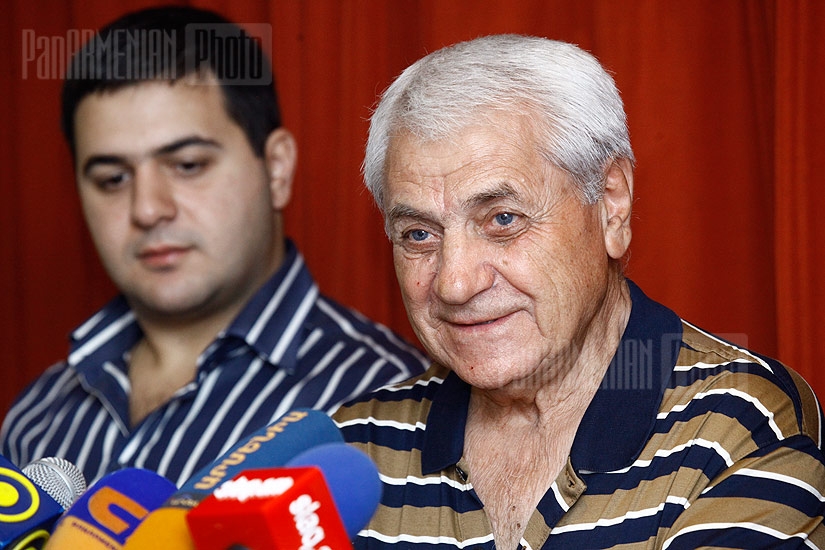 Press conference of duduk player Jivan Gasparyan dedicated to his upcoming concert