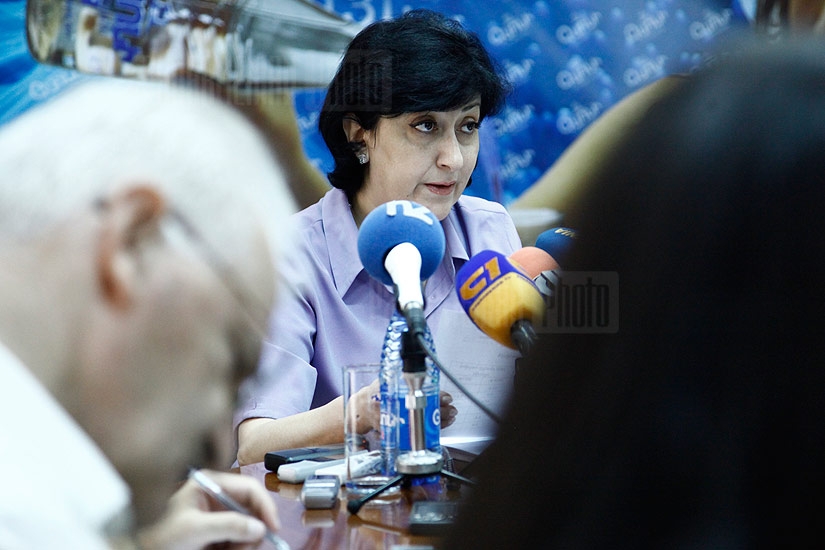 Press conference of Karine Kuyumjyan, Head of Census and Demography Division, NSS of RA