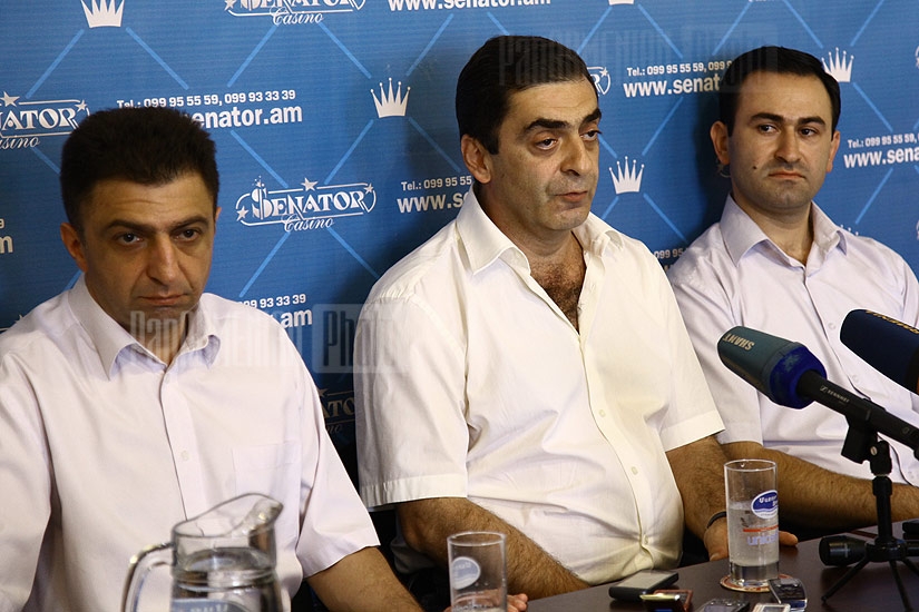 Press conference of plastic surgeons Armen Hovhannisyan, Hayk Yenokyan and Gnel Ananyan