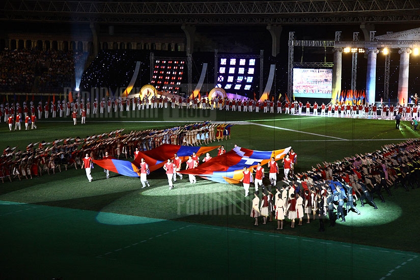 Церемония открытий 5-ых Панармянских игр