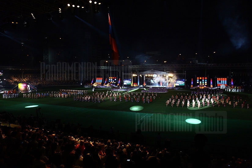 Opening ceremony of 5th Pan-Armenian games 