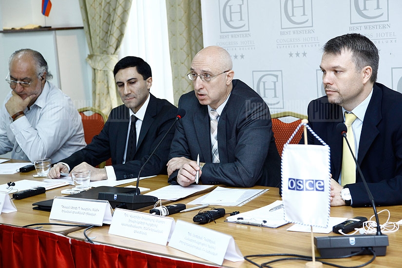 RA Ministry of Justice and OSCE Armenia discuss draft law on 