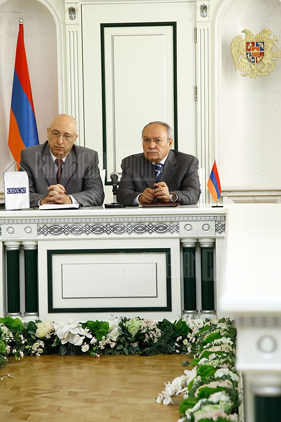 ОБСЕ и Генпрокуратура Армении подписали меморандум о продолжении сотрудничества