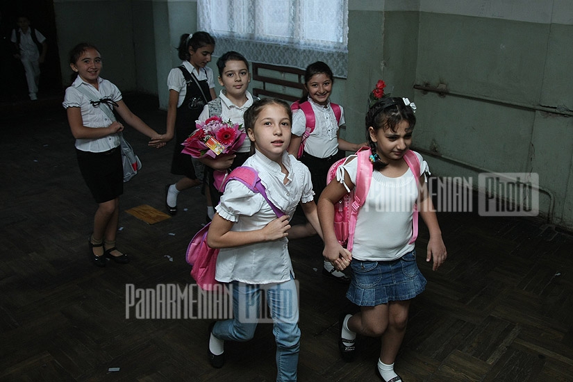 Students go to school on September 1