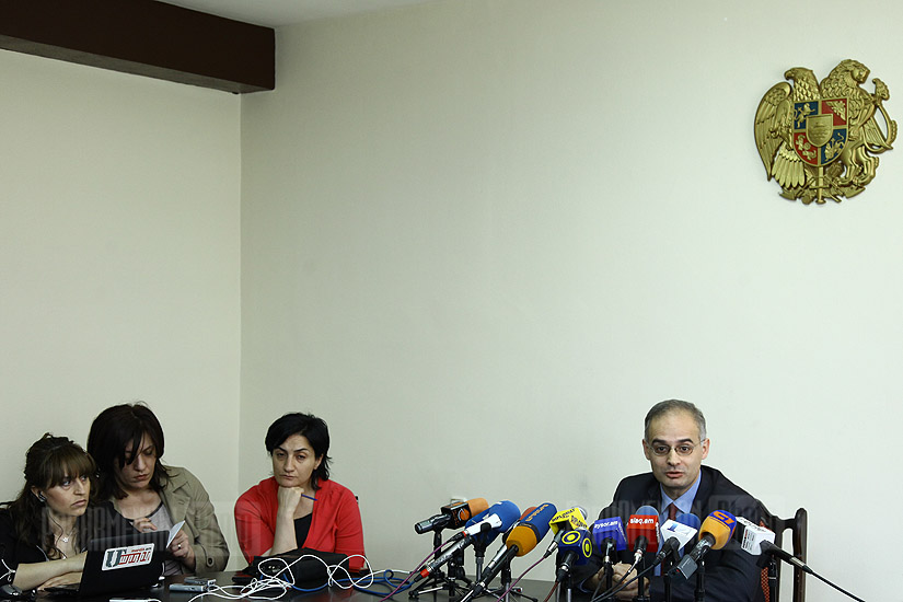 Press conference of Levon Zurabyan