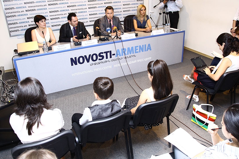 Press conference dedicated to the launch of youth educational programs implemented by byArmentel CJSC
