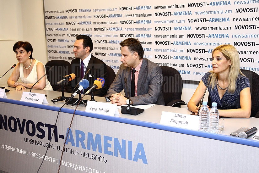 Press conference dedicated to the launch of youth educational programs implemented by by
