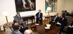 Встреча министра ИД Армении Эдварда Налбандяна и спецпредставителя ЕС на Южном Кавказе Филиппа Лефорта 