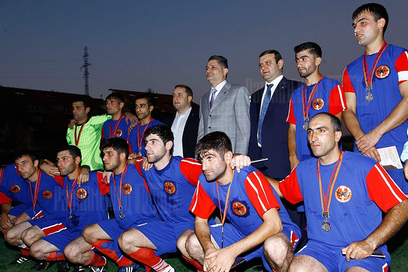 The final game of football tournament dedicated to Andranik Margaryan's 60th anniversary