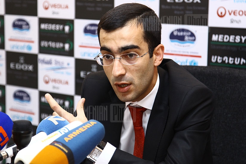 Press conference of RA Deputy Minister of Agriculture Robert Makaryan