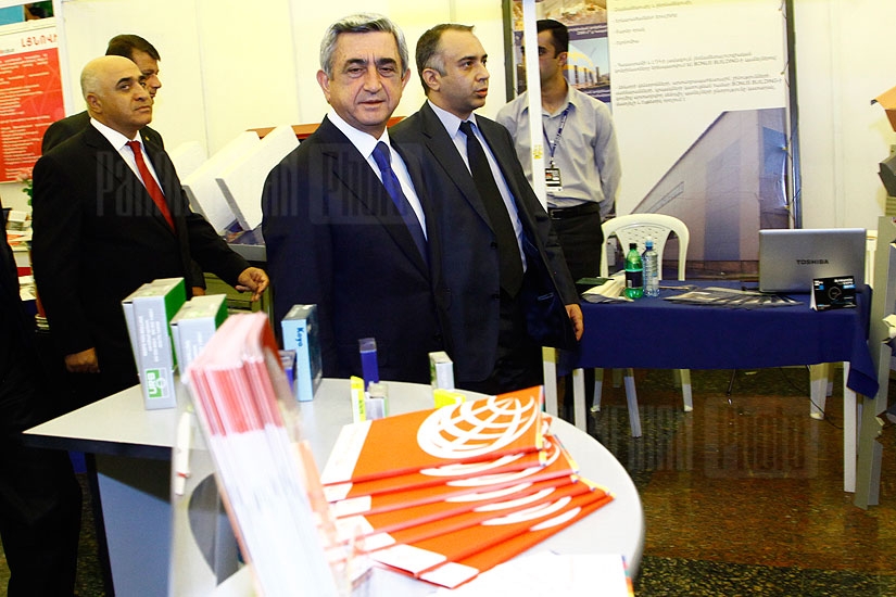 В Ереване состоялось открытие выставки Armenia Expo 2011