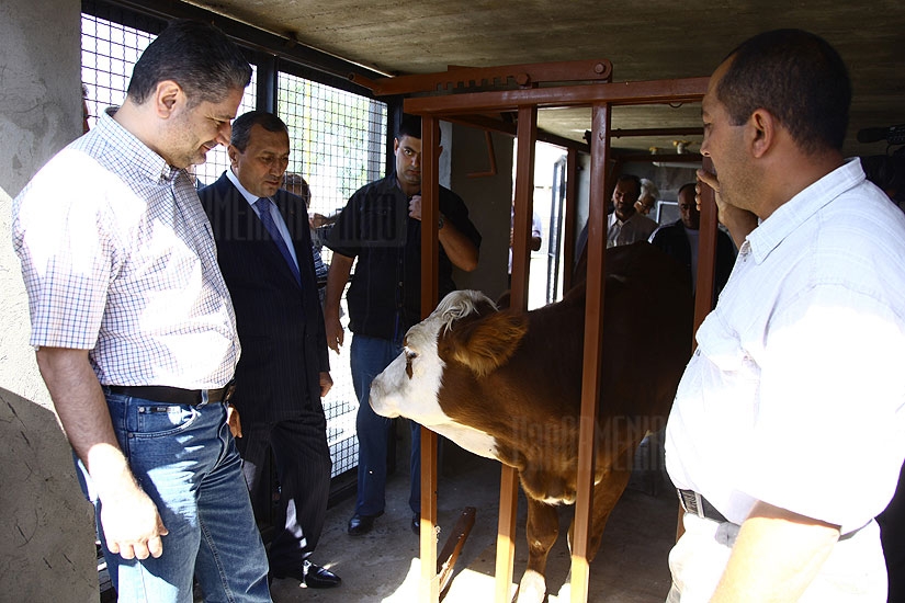RA Prime Minister Tigran Sargsyan visits Sarnakunq and Kapan 