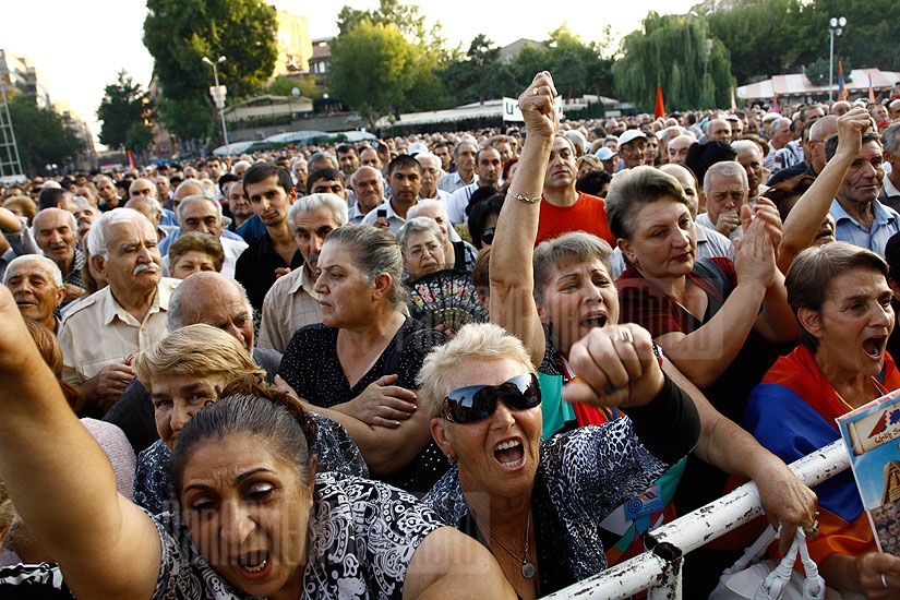 Акция протеста Армянского национального конгресса - 09.09.11