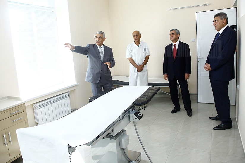 Президент Армении посетил Медицинский центр Арабкир