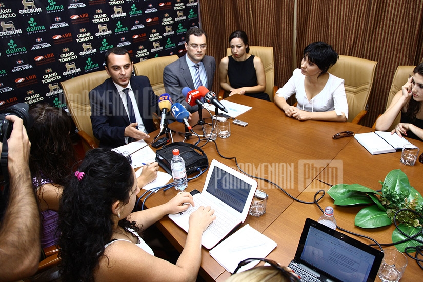 Press-conference of Victor Yengibaryan and Diogo Pinto