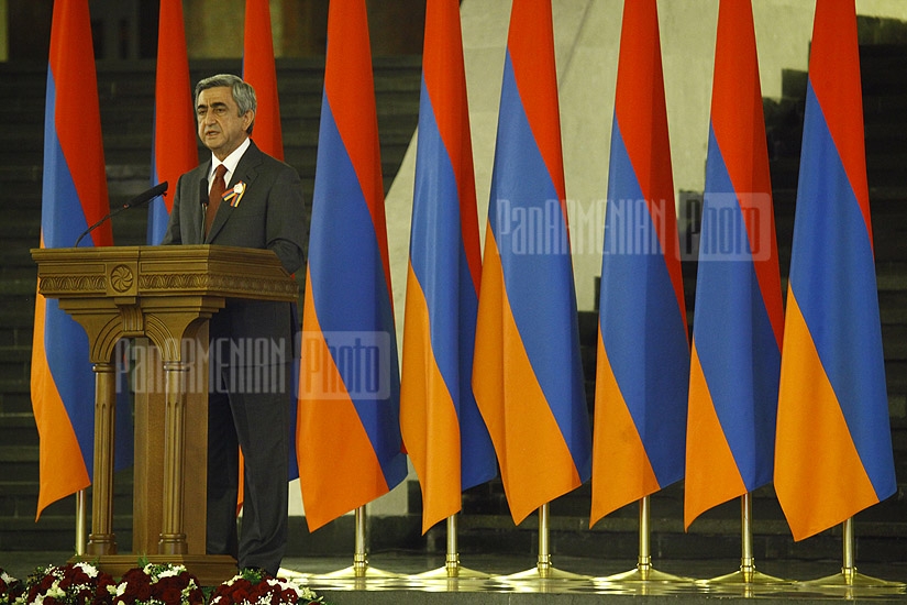 Прием в честь 20-летия независимости Армении