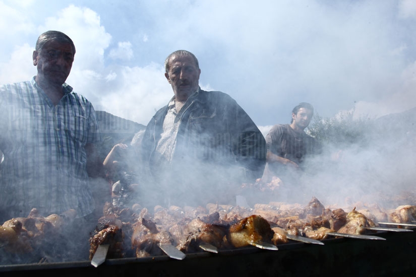 Barbecue festival in Akhtala